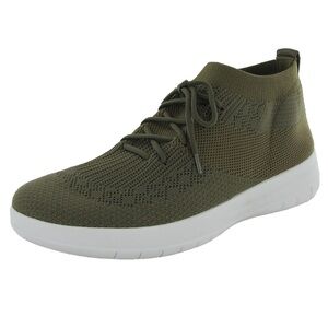 Fitflop Uberknit Slip On High Top Sneakers Olive Green Men’s Size 12